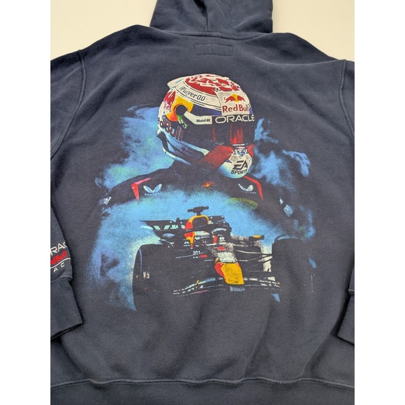 Oracle Red Bull Racing Sweatshirt Hoodie Mens Small Navy Formula 1 Hollister - Picture 9 of 9